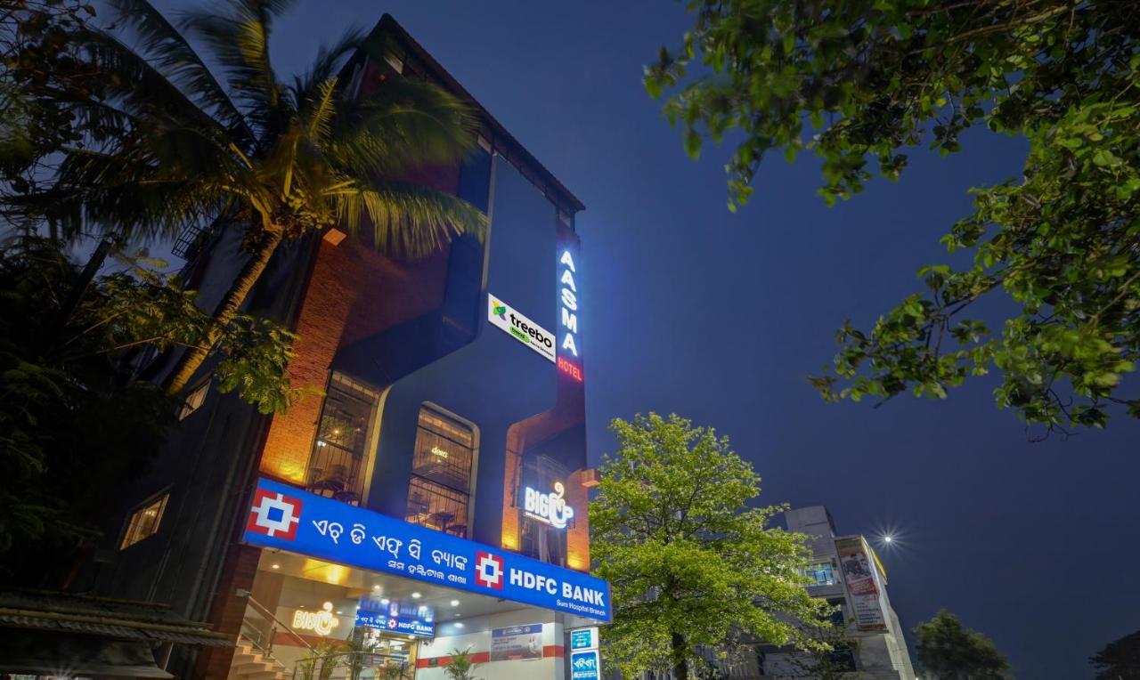 Treebo Aasma Downtown Hotell Bhubaneswar Exteriör bild